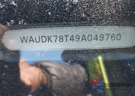 2009 Audi A5 3.2L from USA, damaged, VIN WAUDK78T49A049760